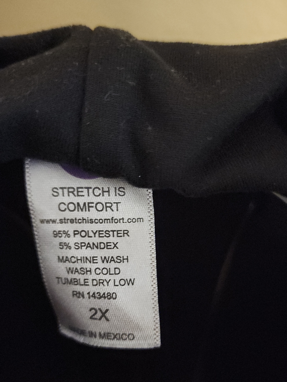 Black Turtleneck Classic Long Sleeve - Picture 2 of 3